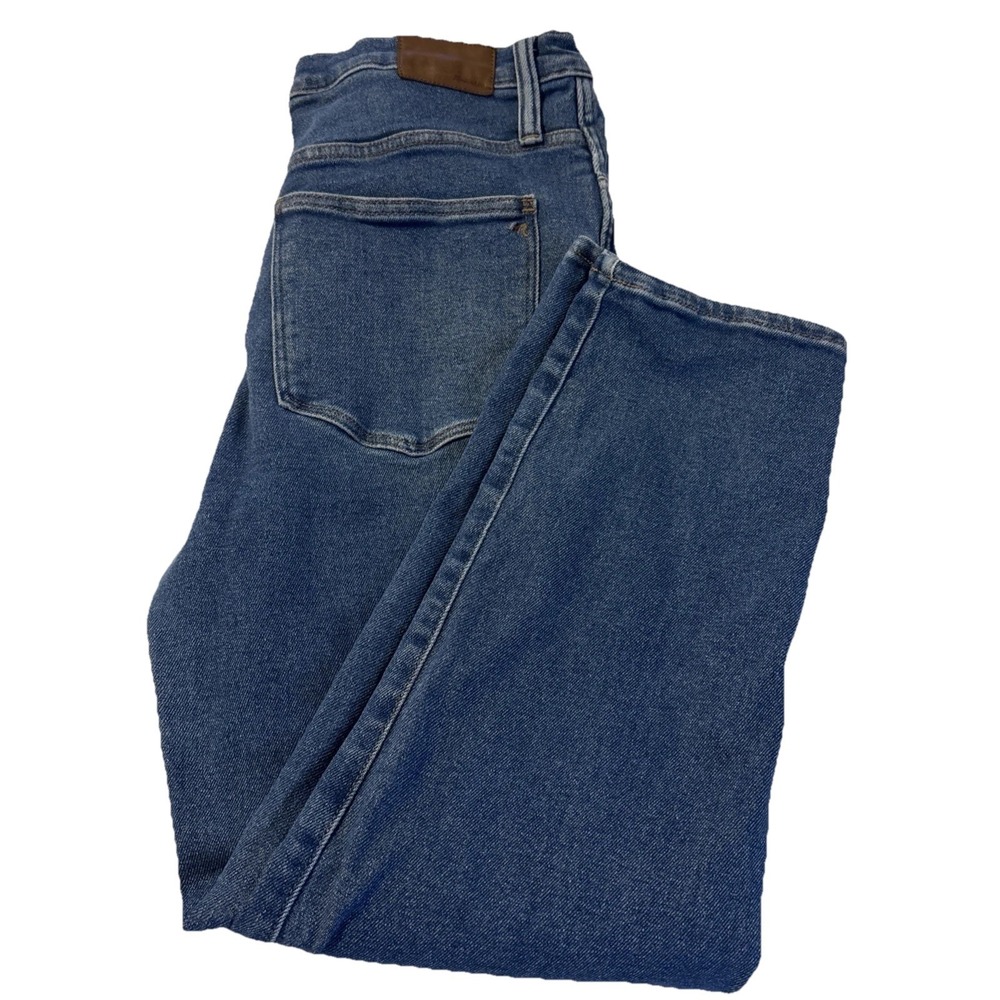 Madewell Stovepipe Jeans Womens Hi-Rise Straight Leg Manchester Wash AN335 31